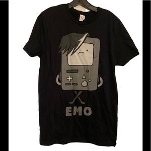 NEW Adventure time Emo BMO t shirt sz small